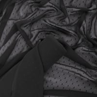 قماش شيفون فلوك منقط