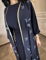 قماش لينن رايون مطرز 4 D