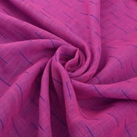 قماش بولي لينن دبل فيس وجهين مقلم