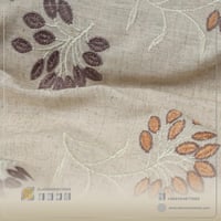 قماش لينن رايون مطرز D 3