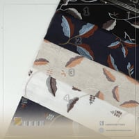 قماش لينن رايون مطرز 7 D