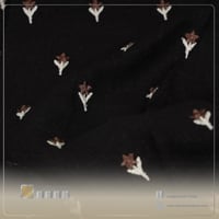 قماش لينن رايون مطرز 5 D