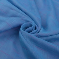 قماش بولي لينن دبل فيس وجهين مقلم