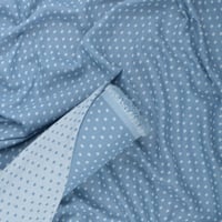 قماش قطن مخلوط منقط وجهين