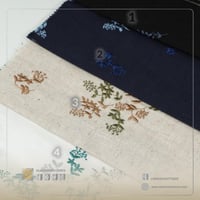 قماش لينن رايون مطرز 4 D