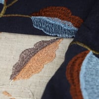 قماش لينن رايون مطرز 7 D