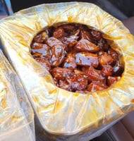 مغمي تنك سكرية حمراء تهتم حجم 2.5 كيلو