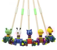 لعبة المشي الخشبية لتعليم المشي للأطفال