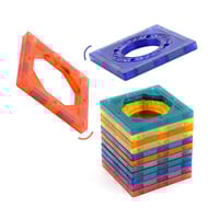 لعبة مكعبات بناء بلاط 3D المغناطيسية