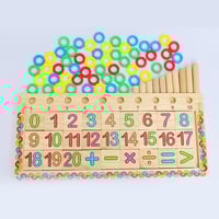 لوحة خشبية لتعليم الارقام