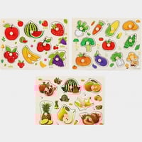 بازل لتركيب ومطابقة الاشكال - فواكه وخضروات