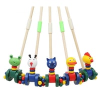 لعبة المشي الخشبية لتعليم المشي للأطفال