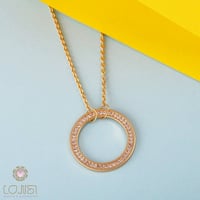 سلسال مطلي تصميم حلقة