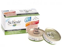 معلبات شيزر طعام طبيعي للقطط بالتونة مع شرائح الدج...