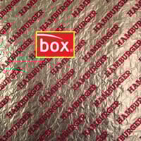 ورق قصدير برجر احمر