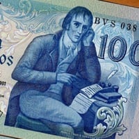 البرتغال فئة 100 إسكودو اباوت أنسر إصدار الثمانينا...