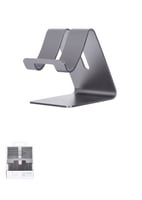 حامل جوال مكتبي - رمادي