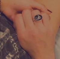 خاتم ملكي فضه خام عيار 925