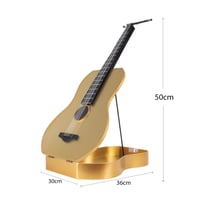 تحفة جيتار خشبي باللون الذهبي