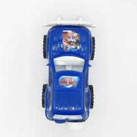 سيارة لعبة زرقاء تعمل بالدفع السريع Captain Americ...