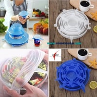 12 قطعة باللونين الأزرق الفاتح والأبيض قابلة للتمد...