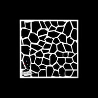 262 - ورق استنسل زخرفة 13سم * 13سم