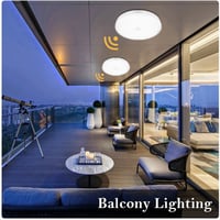 إضاءة ليد 40W موفرة بمستشعر حركة PIR وضوء