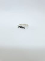 خاتم تاريخ المميز حجر ماربيل فضه ايطالي عيار 925 -...