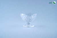 زبدية حلا كرستال لونقشامب بكعب 11 سم 4 حبات