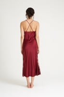 قميص طويل ساتان من RYA collection - 219N