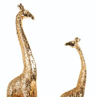 طقم مجسم زرافة ذهبي
