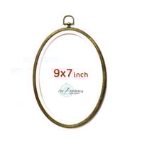 طارة تطريز بيضاوي 9x7 inch