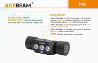 ACEBEAM كشاف راس H50.2