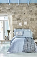 طقم مفارش مزدوج Zilonis أزرق