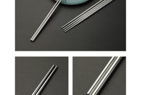 اعواد طعام ستانليس ستيل - عدد 3