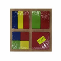 Square and rectangular pieces