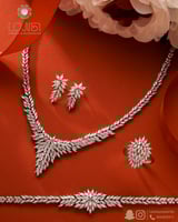 طقم فخم للمناسبات فضة عيار 925