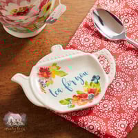 9946 صحن أوراق الشاي مورد على شكل ابريق