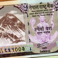 نيبال فئة 10 روبية أنسر