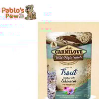 كارنيلوف كيس طعام رطب للقطط البالغة سمك السلمون ال...