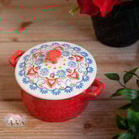 9059 قدور ميني متعددة الاستخدام مع غطاء بألوان زاه...