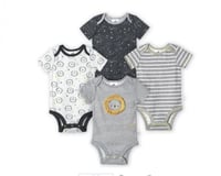 4 قطع شبك Lion قطن عضوي ماركة Just Born