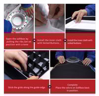 ستريب بوكس جنبي قابل للطي 35x140cm مع قريد شبكي