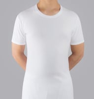 فنايل رجالي نص كم رقبة دائري من تراي