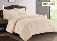 لحاف فندقي بيج 6 قطع فاخر مفرش صيفي