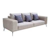 صوفا هيفن مخمل رمادي sofa Heaven