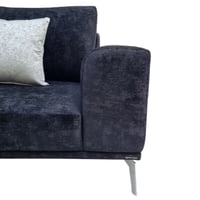 صوفا هيفن مخمل مذهب أسود sofa Heaven