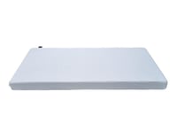 مرتبة سرير مفرد بغطاء سحاب قابل للإزالة والغسيل مض...