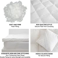 لباد سرير فندقي قطن 8 سم 100×200 نفر واحد كبير