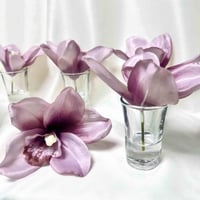 فازات ميني زجاج زهرة الماغنوليا